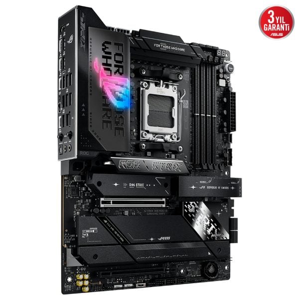 Asus Rog Strix X870e E Gaming Wifi 8400mhzoc Ddr5 Soket Am5 M 2 Hdmi Atx Anakart Y3
