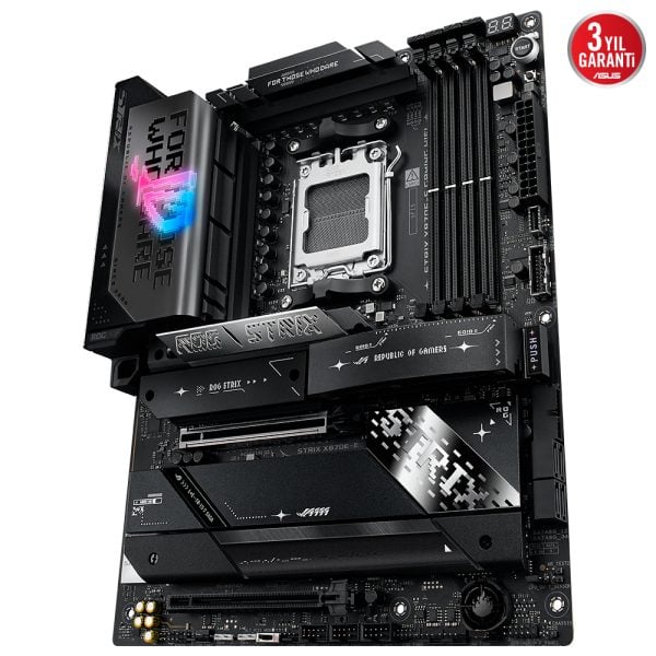 Asus Rog Strix X870e E Gaming Wifi 8400mhzoc Ddr5 Soket Am5 M 2 Hdmi Atx Anakart Y4
