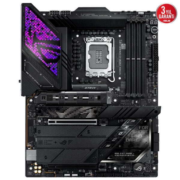 Asus Rog Strix Z890 E Gaming Wifi 8800mhz Oc Ddr5 Soket Lga1851 M 2 Hmdi Dp Atx Anakart Y2