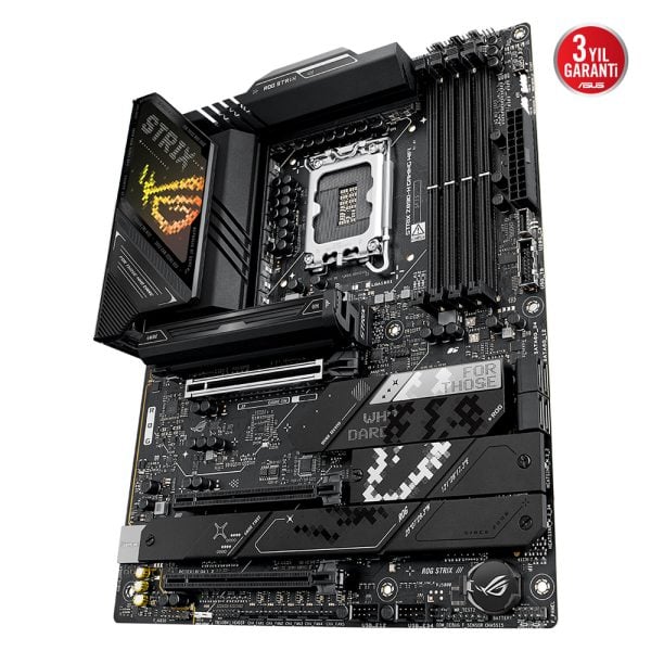Asus Rog Strix Z890 H Gaming Wifi 9066mhz Oc Ddr5 Soket Lga1851 M 2 Hdmi Dp Atx Anakart 12