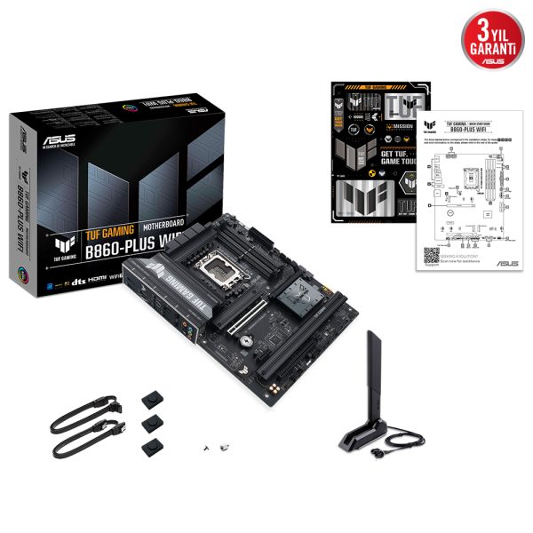 Asus Tuf Gaming B860 Plus Wifi 8666mhz Oc Ddr5 Soket Am5 M 2 Hdmi Dp Atx Anakart 10