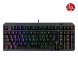 Asus Tuf Gaming K3 Rd Tr Gen Ii Red Switch Kablolu Turkce Rgb Optik Mekanik Gaming Klavye Y2