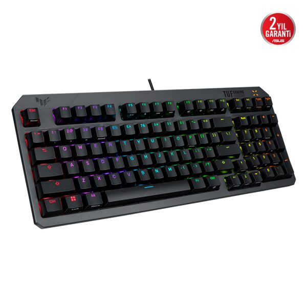 Asus Tuf Gaming K3 Rd Tr Gen Ii Red Switch Kablolu Turkce Rgb Optik Mekanik Gaming Klavye Y5