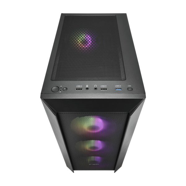 Fsp Cmt218 Rgb Temperli Cam Usb 3 0 Atx Mid Tower Siyah Gaming Kasa 3