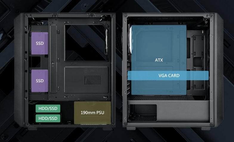 FSP CMT218 Gaming Kasa hh5