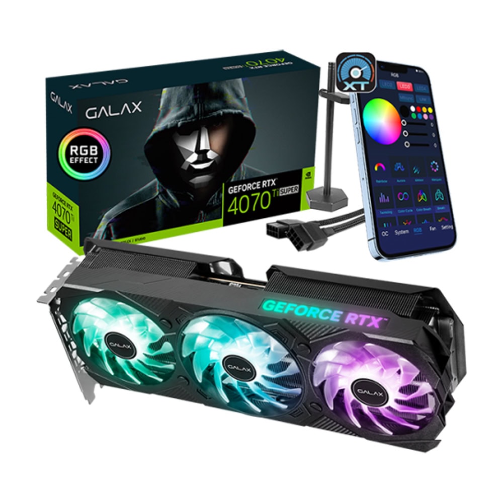 Galax Geforce Rtx 4070 Ti Super Ex Gamer 1 Click Oc V2 16gb Gddr6x 256 Bit Dlss 3 Ekran Karti 47uzm6md7jdl 1