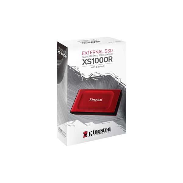 Kingston Xs1000 2tb Red External Usb 3 2 Gen 2 Tasinabilir Ssd Sxs1000r 2000g 3