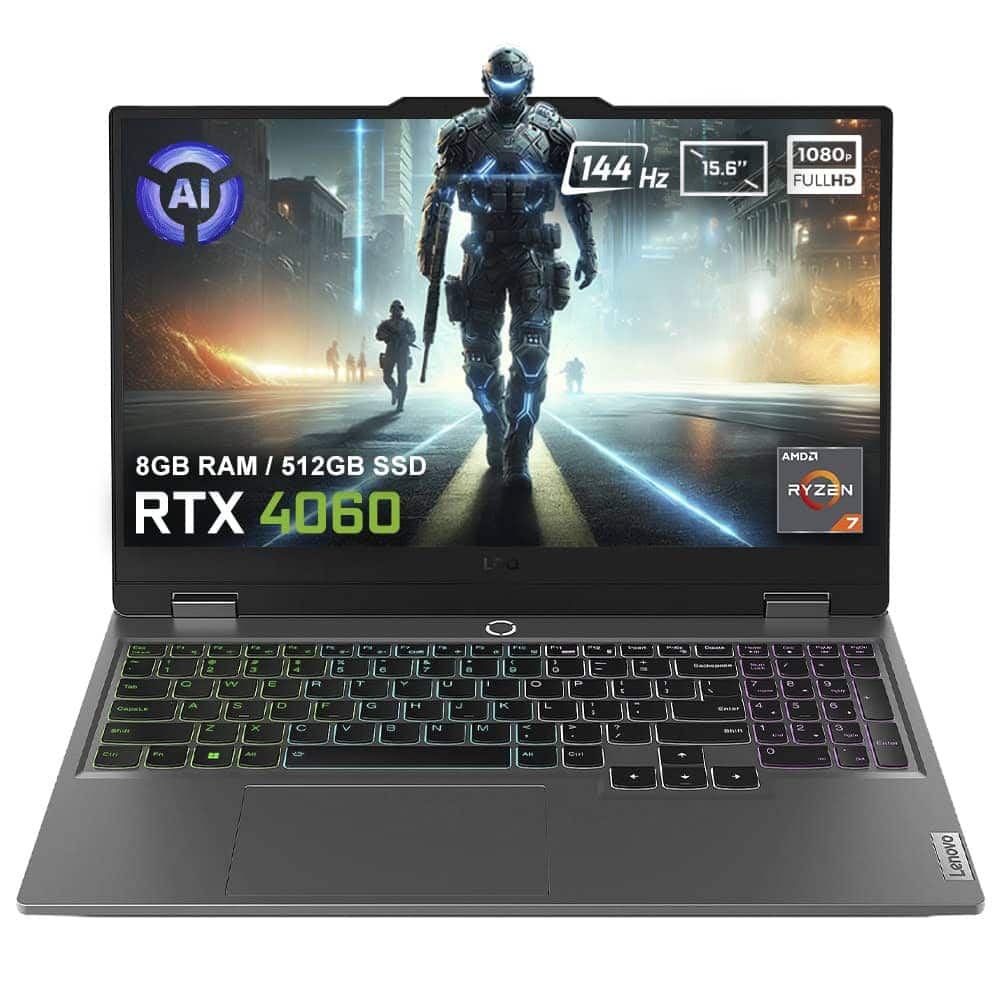 Lenovo Loq 15ahp9 83dx00b1tr Amd Ryzen 7 8845hs 8gb Ddr5 512gb Ssd Rtx4060 8gb 15 6 Inc 144hz Full Hd Freedos Gaming Laptop Yapay Zeka Destekli 1