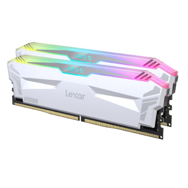 Lexar Ares Rgb 32gb 2x16gb 6400mhz Cl32 Intel Xmp 3 0 Amd Expo Ddr5 Heatsink Beyaz Ram Ld5eu016g R6400gdwa 2