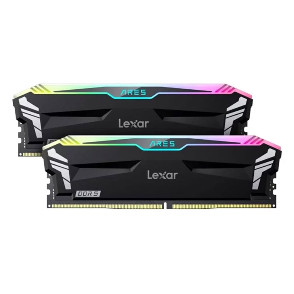 Lexar Ares Rgb 32gb 2x16gb 6800mhz Cl34 Intel Xmp 3 0 Amd Expo Ddr5 Heatsink Siyah Ram Ld5u16g68c34la Rgd Y1