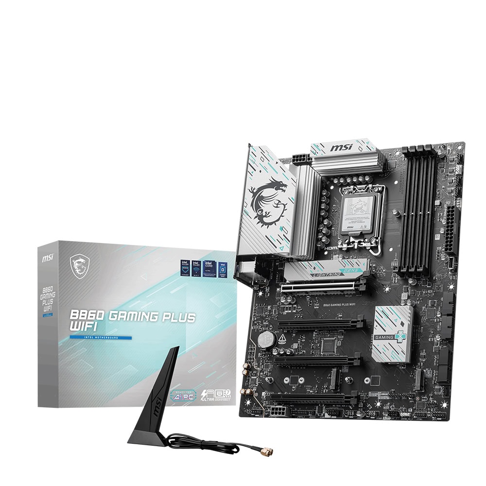 Msi B860 Gaming Plus Wifi 8600mhz Oc Ddr5 Soket Lga1851 M 2 Hdmi Dp Atx Anakart 1