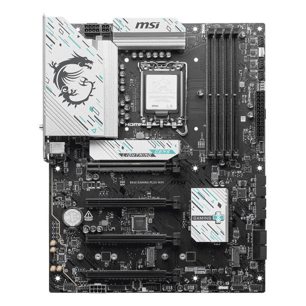 Msi B860 Gaming Plus Wifi 8600mhz Oc Ddr5 Soket Lga1851 M 2 Hdmi Dp Atx Anakart 3