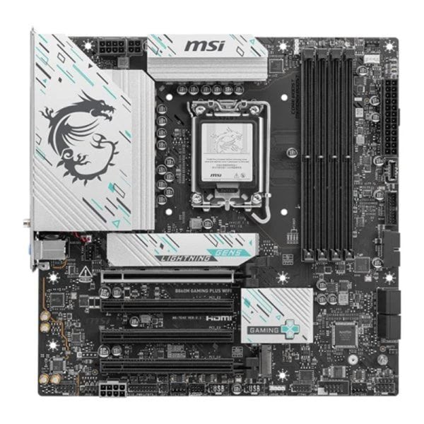 Msi B860m Gaming Plus Wifi 8600mhz Oc Ddr5 Soket Lga1851 M 2 Hdmi Dp Matx Anakart Yy2