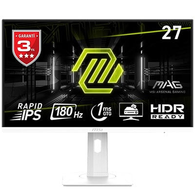 MSI MAG 274PFW Beyaz Gaming Monitör h1
