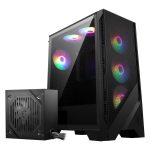 Msi Mag Forge 120a B65 Rgb Temperli Cam Usb 3 2 Atx Mid Tower Siyah 650w 80 Bronze Gaming Kasa 1