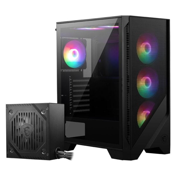 Msi Mag Forge 120a B65 Rgb Temperli Cam Usb 3 2 Atx Mid Tower Siyah 650w 80 Bronze Gaming Kasa 3