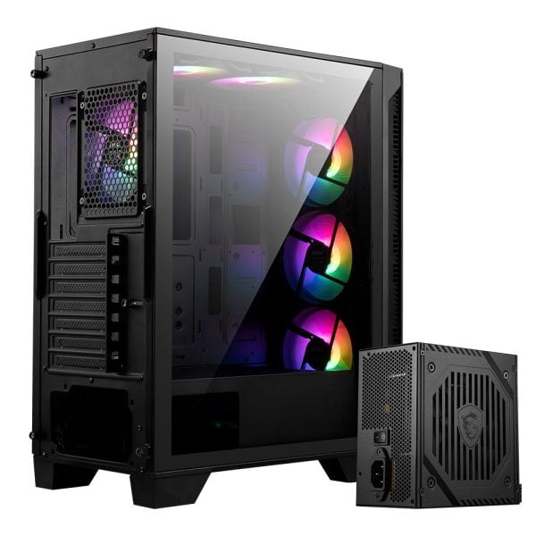 Msi Mag Forge 120a B65 Rgb Temperli Cam Usb 3 2 Atx Mid Tower Siyah 650w 80 Bronze Gaming Kasa 5