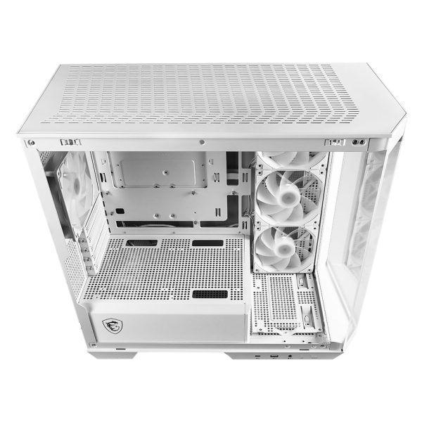 Msi Mag Pano M100r Pz Argb Temperli Cam Usb 3 2 Panoramik Micro Atx Tower Beyaz Gaming Kasa 7
