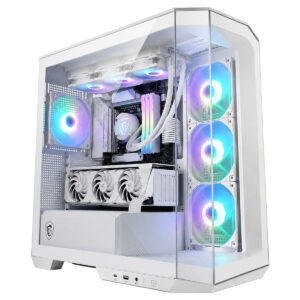 Msi Mag Pano M100r Pz Argb Temperli Cam Usb 3 2 Panoramik Micro Atx Tower Beyaz Gaming Kasa T2