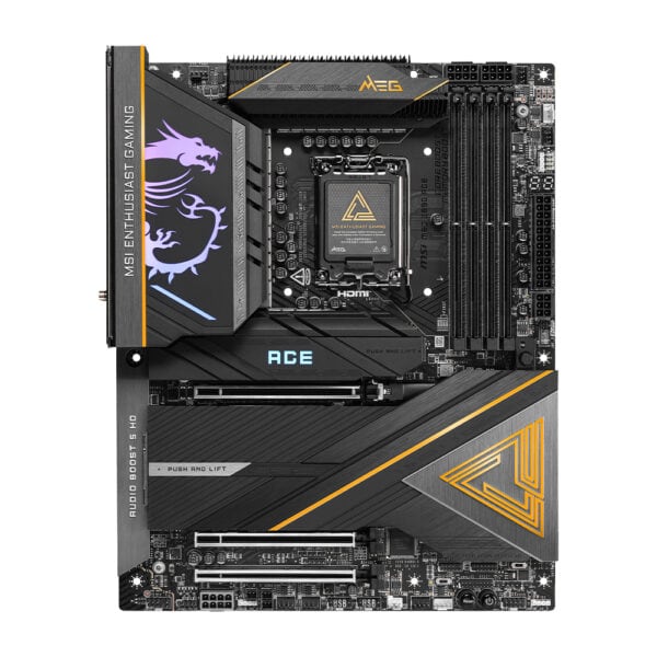 Msi Meg Z890 Ace 9200mhz Oc Ddr5 Soket Lga1851 M 2 Hdmi Atx Anakart 3