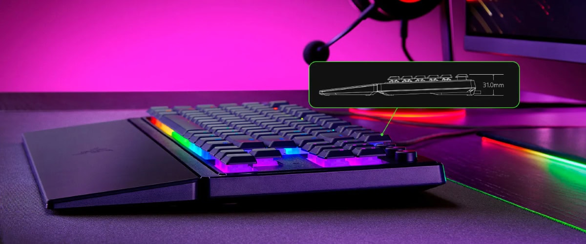 Razer Ornata v3 TKL Membrane RGB Kablolu Türkçe Gaming Klavye (RZ03-04881700-R3L1) h2