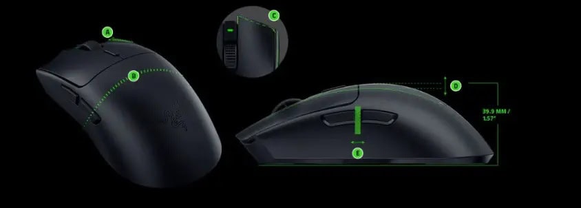 Razer Viper V3 Hyperspeed Kablosuz Gaming Mouse (rz01 04910100 R3m1) H3