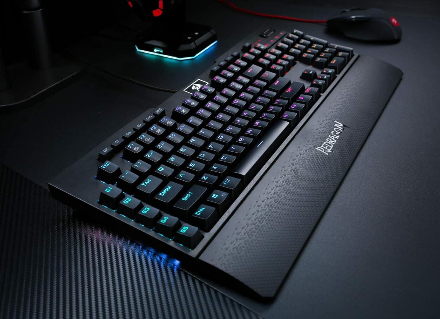 Redragon Brahma K586rgb Blue Switch Optik Mekanik Türkçe Kablolu Gaming Klavye H8