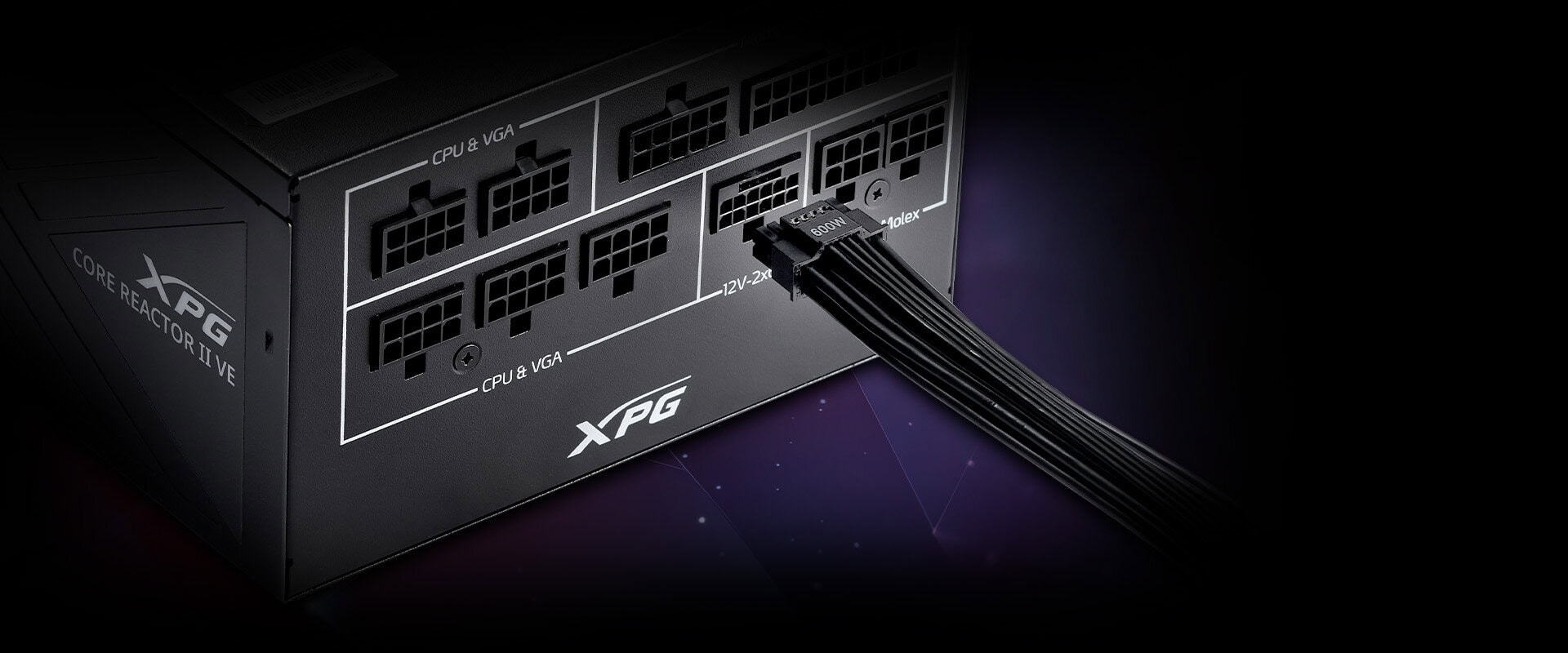 Xpg Core Reactor Ii Ve 750w 80+ Gold Full Modüler 120mm Fanlı Güç Kaynağı (corereactoriive750g Bkceu) H3