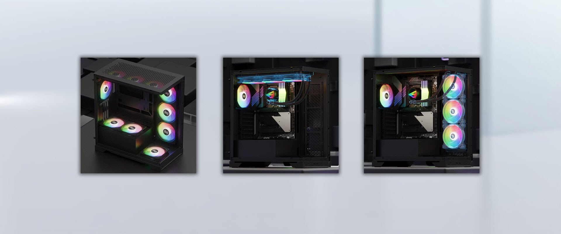 Xpg Invader X Argb Temperli Cam Usb 3.2 Mid Tower Beyaz Gaming Kasa H3