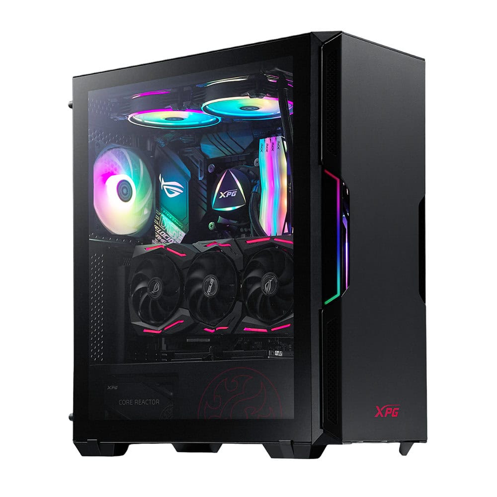 Xpg Starker Argb Temperli Cam Usb 3 0 Mid Tower Atx Siyah Gaming Kasa Black Starker Bkcww 1