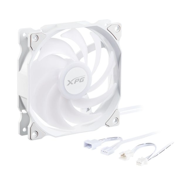 Xpg Vento 120 Argb Pwm 120mm Beyaz Tekli Kasa Fani Vento120argb Whcww 3