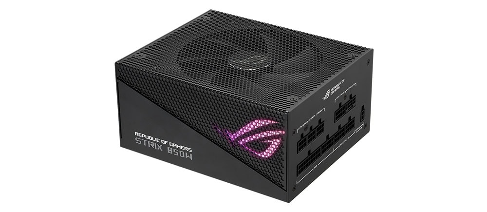 ROG STRIX 850W Gold Aura Edition ASUS ROG STRIX 850G AURA 80+ Gold PSU yh11