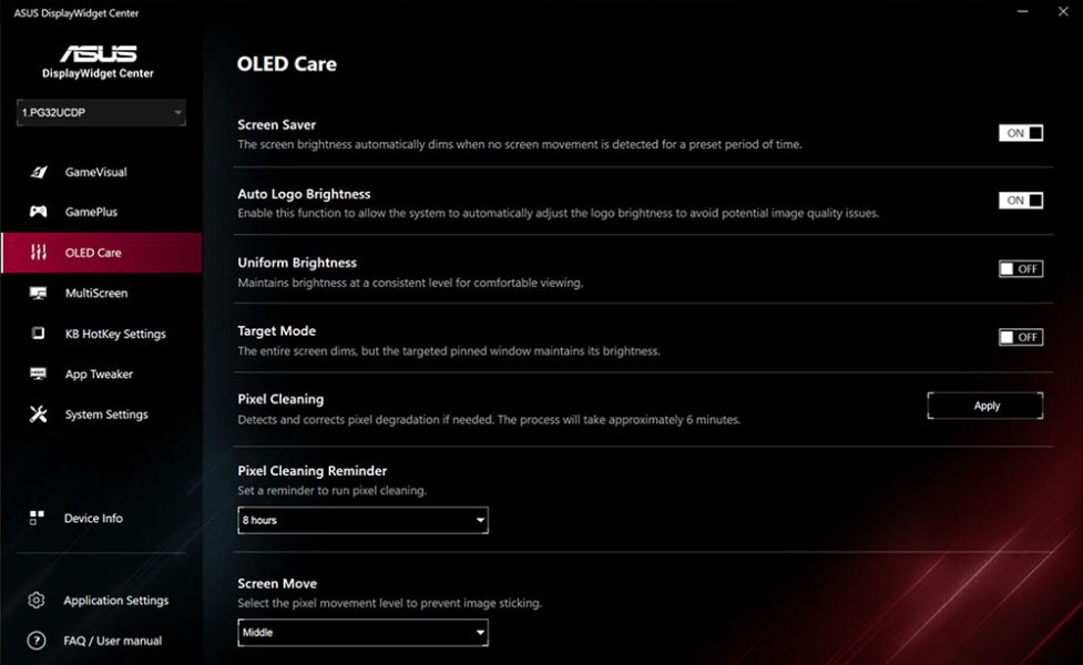 ROG Swift OLED PG32UCDP ASUS ROG Swift OLED PG32UCDP Monitör yyh17