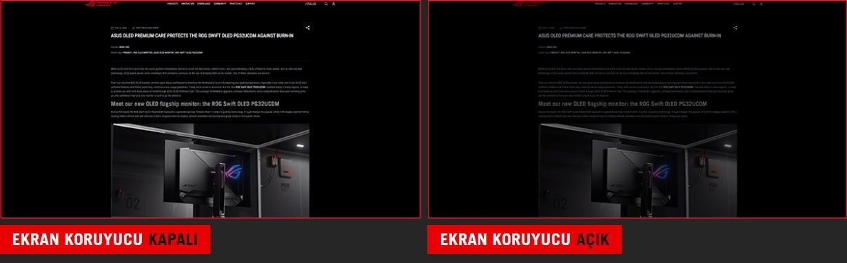 ROG Swift OLED PG27AQDP Asus Rog Swift Pg27aqdp Monitör Yh14