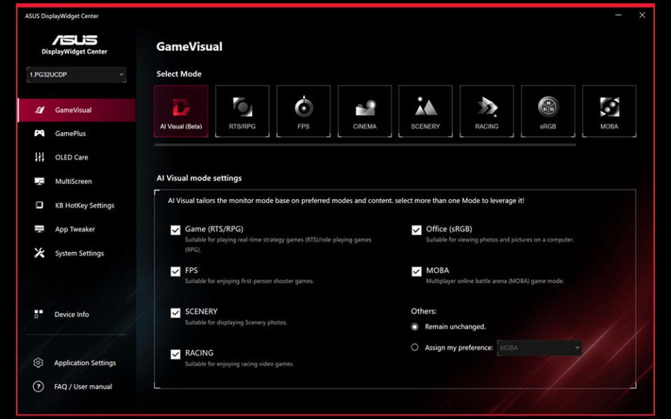 ROG Swift OLED PG32UCDP ASUS ROG Swift OLED PG32UCDP Monitör yyh20