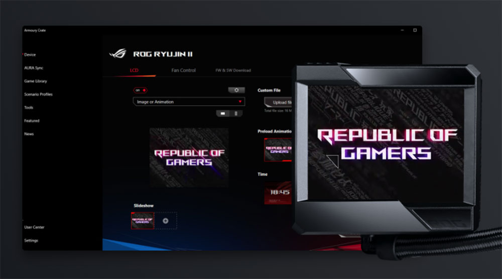 ASUS ROG RYUJIN II 240 V2 Sıvı Soğutucu yh2