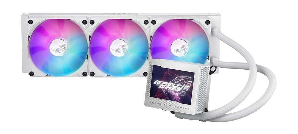 ROG RYUJIN III 360 ARGB White Edition ASUS ROG Ryujin III 360 ARGB Beyaz Sıvı Soğutucu yh2
