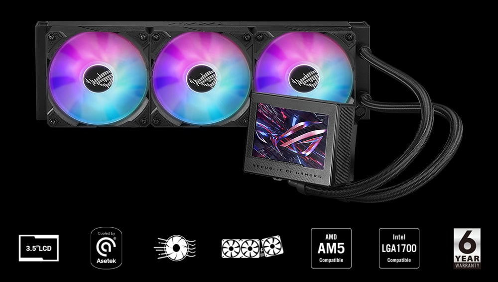 ROG RYUJIN III 360 ARGB ASUS Rog Ryujin III 360 ARGB Sıvı Soğutucu yh2