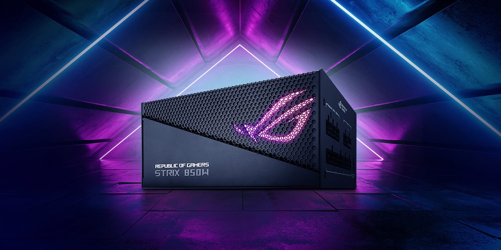 ROG STRIX 850W Gold Aura Edition ASUS ROG STRIX 850G AURA 80+ Gold PSU yh2