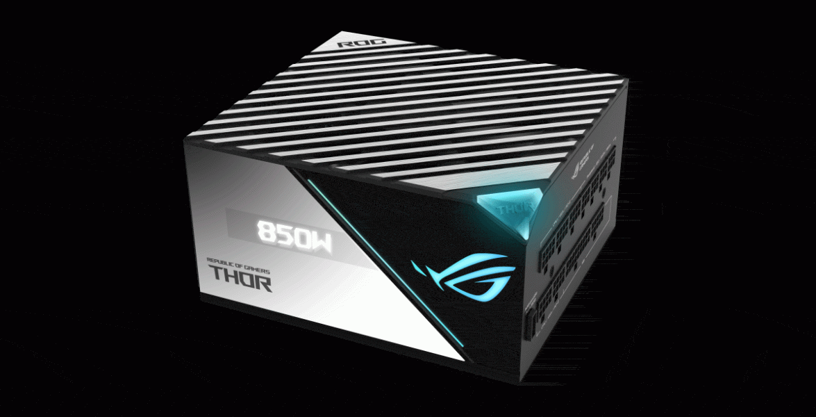 ASUS ROG THOR 850P2 80+ Platinum ARGB PSU yh9