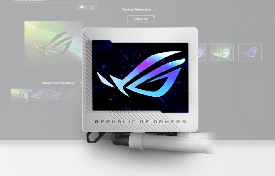 ROG RYUJIN III 360 ARGB White Edition ASUS ROG Ryujin III 360 ARGB Beyaz Sıvı Soğutucu yh4
