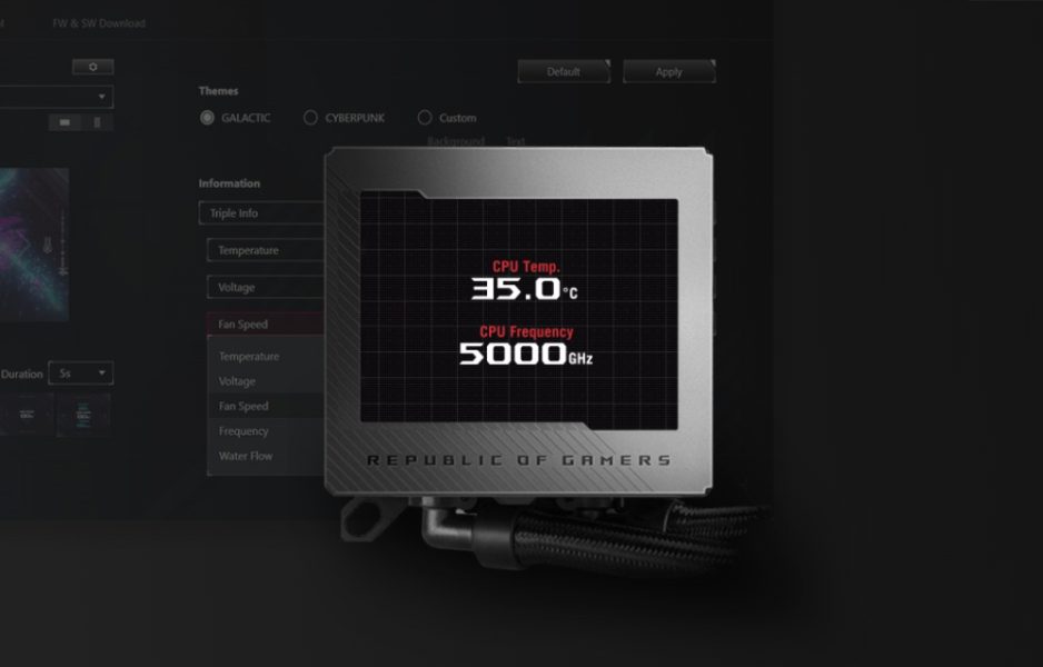 ROG RYUJIN III 360 ARGB ASUS Rog Ryujin III 360 ARGB Sıvı Soğutucu yh4