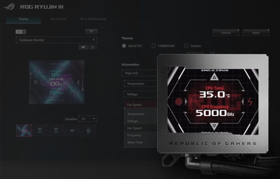 ROG RYUJIN III 360 ASUS ROG Ryujin III 360 Sıvı Soğutucu yh4