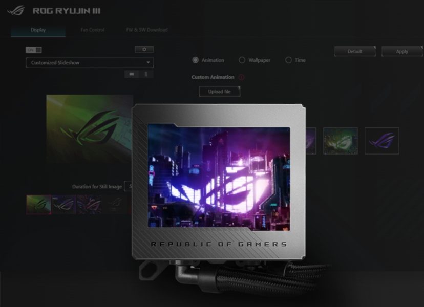 ROG RYUJIN III 360 ASUS ROG Ryujin III 360 Sıvı Soğutucu yh5