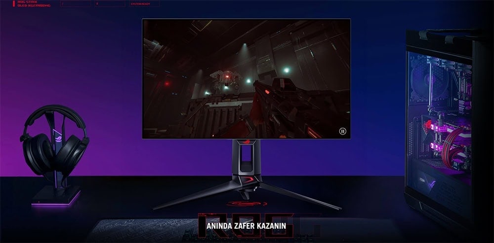 ROG Swift OLED PG27AQDP Asus Rog Swift Pg27aqdp Monitör Yh7