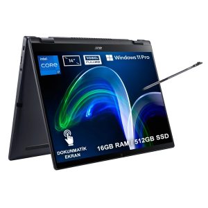 Acer Nx Vtpey 003 Travelmate Spin P6 Intel Core I7 1165g7 16gb Lpddr4x 512gb Ssd 14 Inc Full Hd W11 Pro Dokunmatik Ekran 2in1 Laptop Yy1