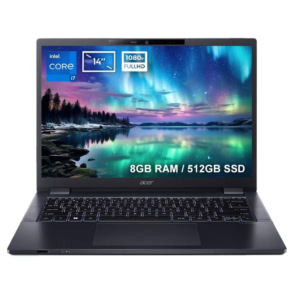 Acer Nx Vv1ey 001 Tmp414 52 Intel Core I7 1260p 8gb Ddr4 512gb Ssd 14 Inc Full Hd Linux Laptop Y1