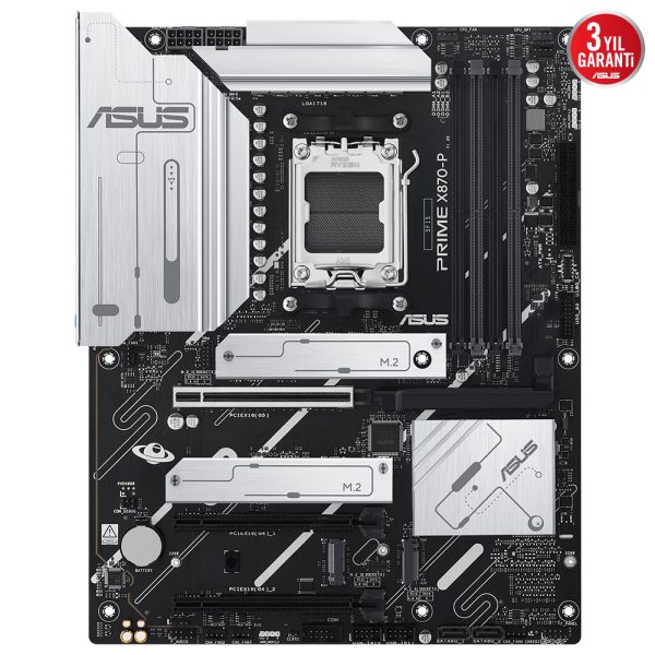 Asus Prime X870 P 8000mhzoc Ddr5 Soket Am5 M 2 Hdmi Atx Anakart Y2