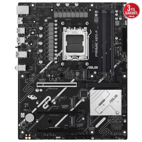 Asus Prime X870 P 8000mhzoc Ddr5 Soket Am5 M 2 Hdmi Atx Anakart Y3