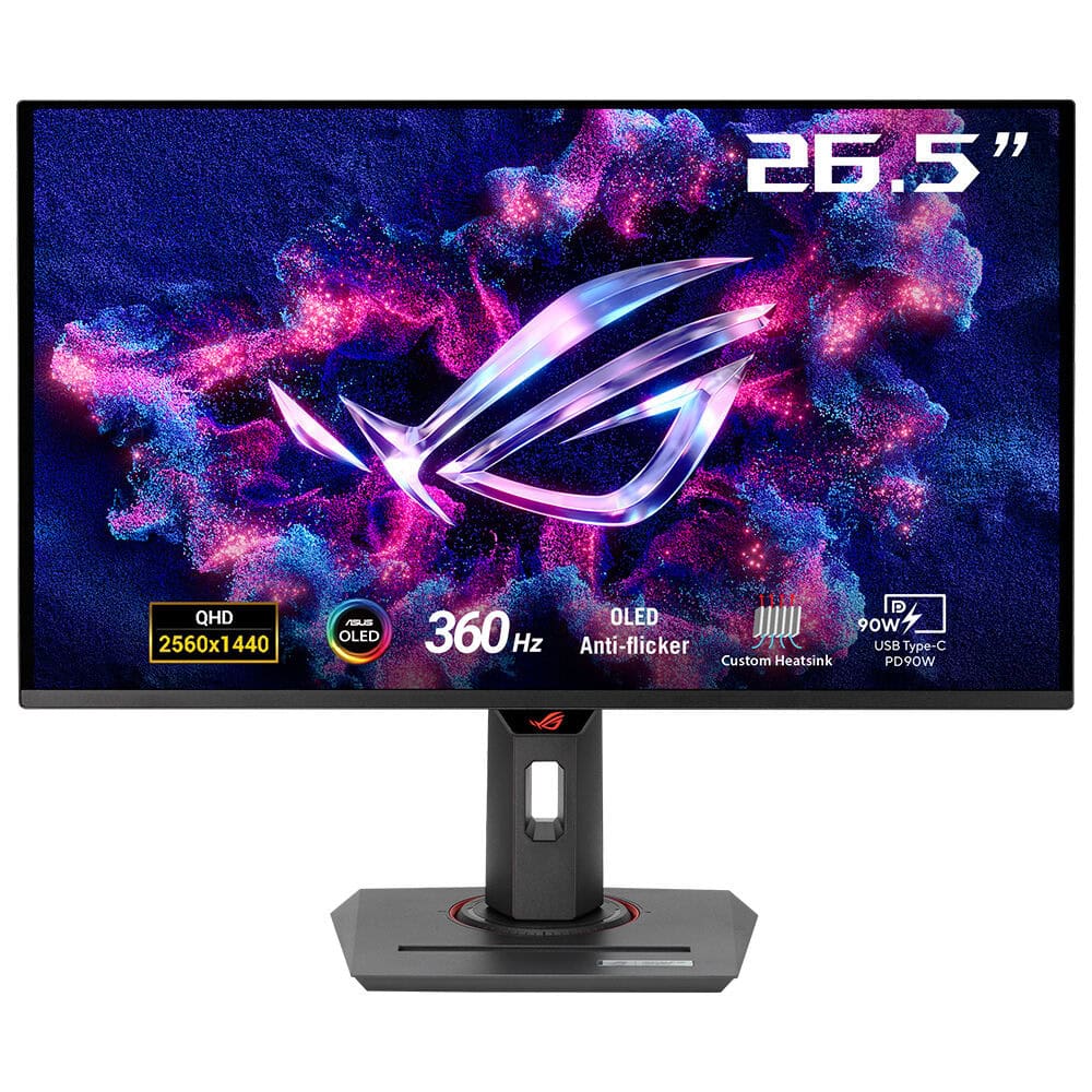 Asus Rog Strix Oled Xg27acdng 26 5 Inc 360hz 0 03ms 2k Qhd Adaptive Sync Qd Oled Pivot Gaming Monitor Y1